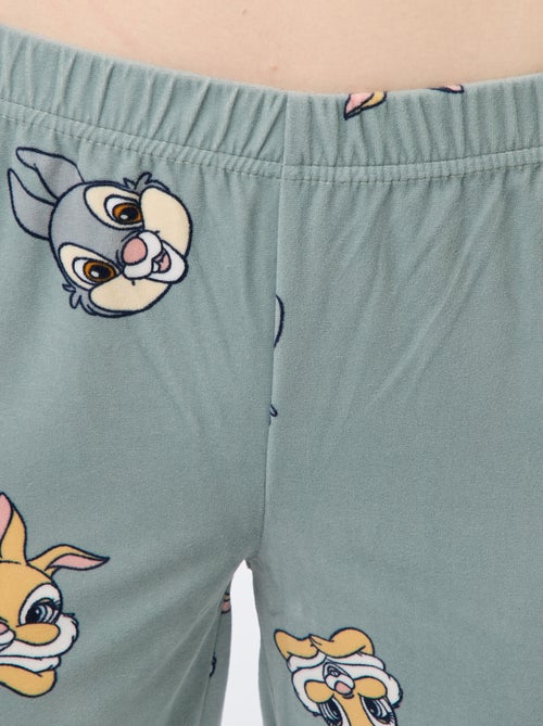 Ensemble pyjama long en velours 'Pampan' 'Disney' - 2 pièces - Kiabi