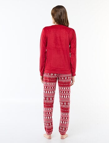 Ensemble pyjama long en velours 'Pampan' 'Disney' - 2 pièces