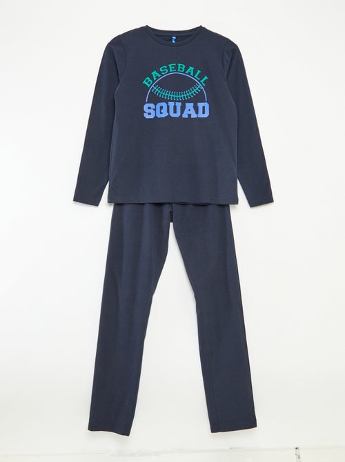 Ensemble pyjama long fantaisie - 2 pièces - Kiabi