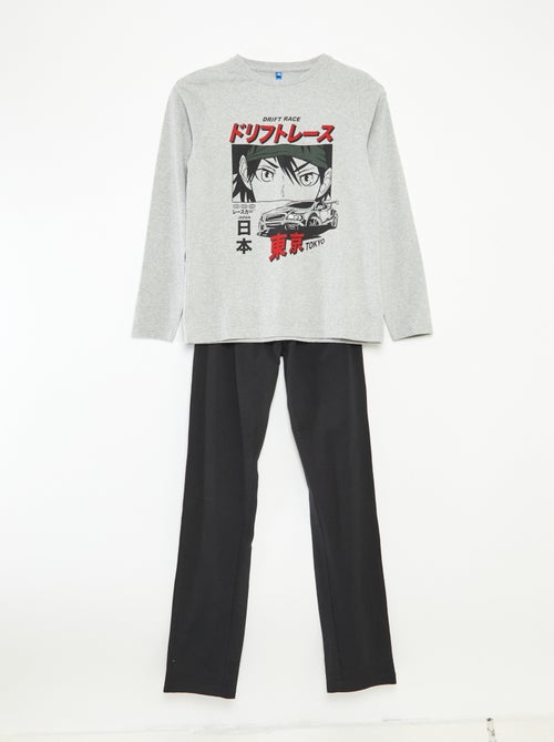 Ensemble pyjama long fantaisie - 2 pièces - Kiabi