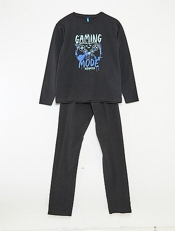 Ensemble pyjama long fantaisie - 2 pièces