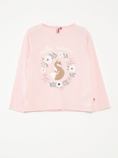 Ensemble pyjama long fantaisie - 2 pièces - Kiabi