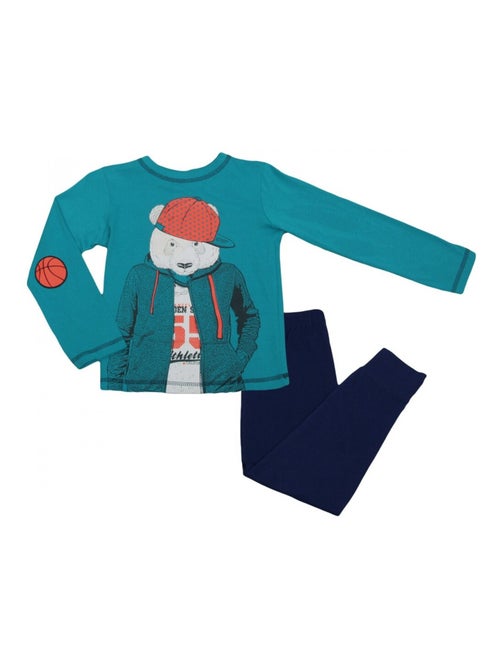 Ensemble pyjama long garçon - Kiabi