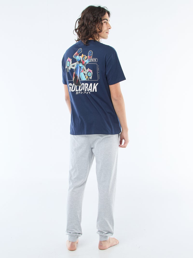 Ensemble pyjama long 'Goldorak' - 2 pièces Gris - Kiabi