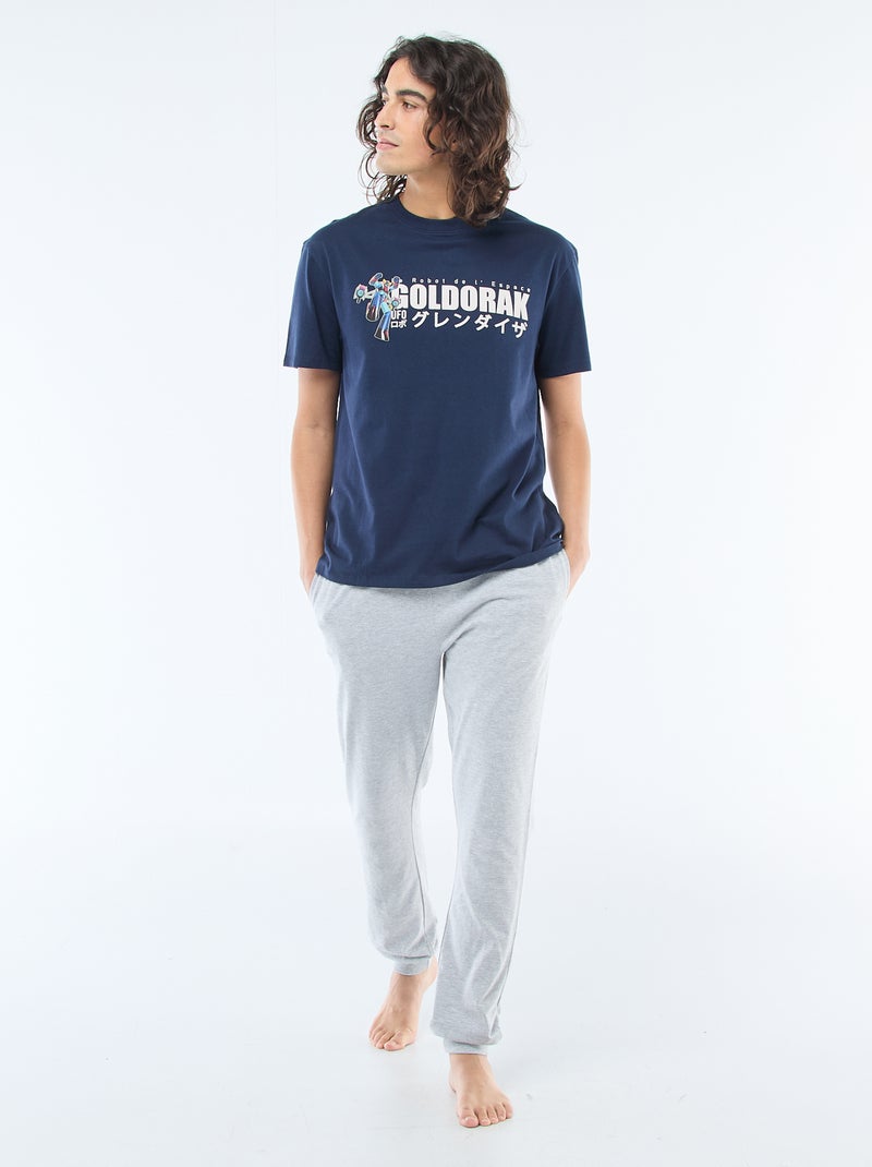 Ensemble pyjama long 'Goldorak' - 2 pièces Gris - Kiabi