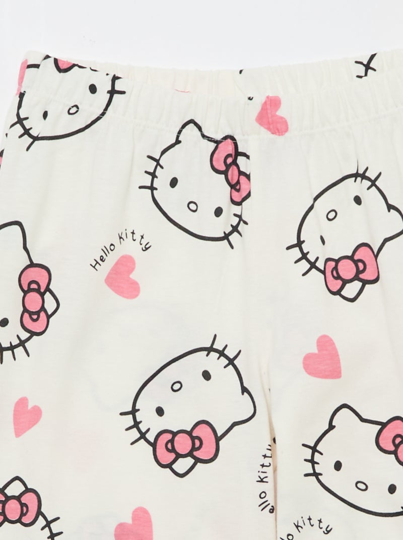 Ensemble pyjama long 'Hello Kitty' - 2 pièces Rose - Kiabi