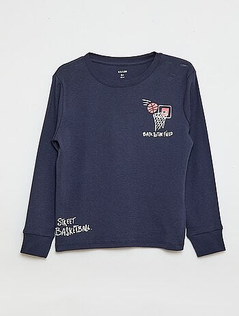 Ensemble pyjama long imprimé - 2 pièces