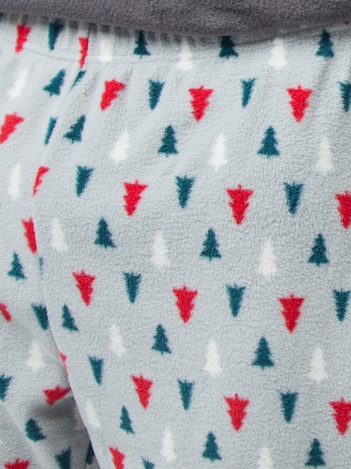Ensemble pyjama long imprimé Noël - 2 pièces - Kiabi