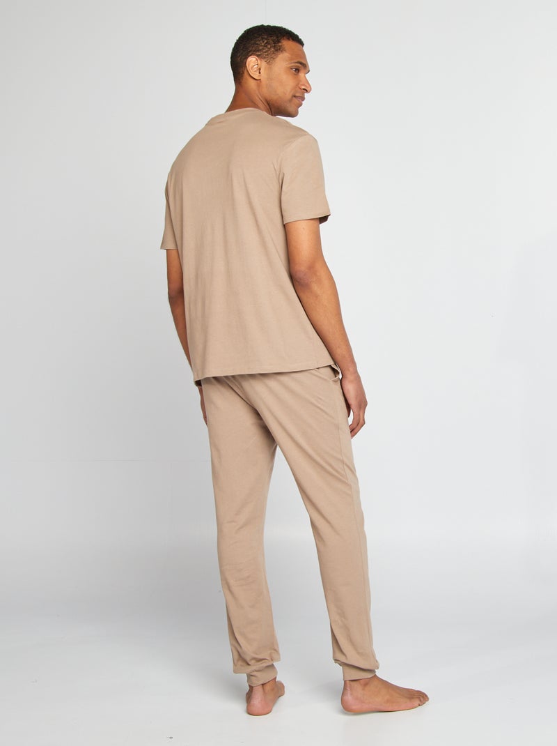 Ensemble pyjama long 'Le Roi Lion' 'Disney' - 2 pièces Beige - Kiabi