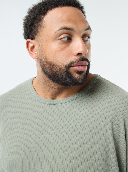 Ensemble pyjama long maille ultra-douce - 2 pièces - Kiabi