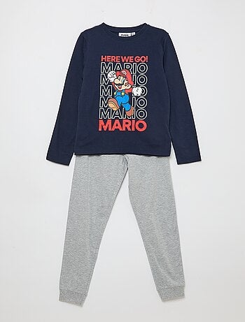 Ensemble pyjama long 'Mario' - 2 pièces