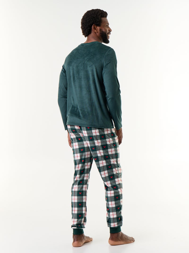 Ensemble pyjama long 'Mickey' 'Disney' - 2 pièces Bleu - Kiabi