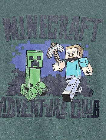 Ensemble pyjama long 'Minecraft' - 2 pièces