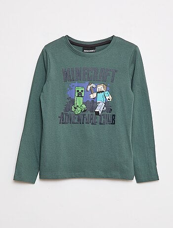 Ensemble pyjama long 'Minecraft' - 2 pièces