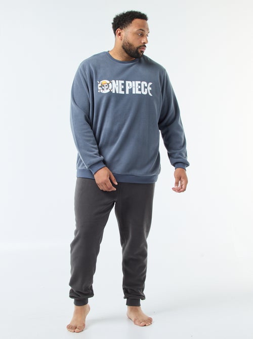 Ensemble pyjama long 'One Piece' - 2 pièces - Kiabi