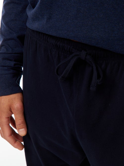 Ensemble pyjama long pantalon + t-shirt - 2 pièces - Kiabi