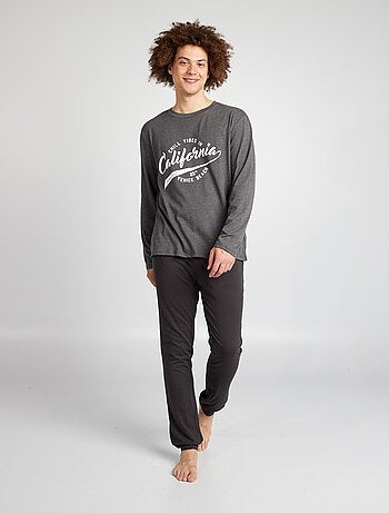 Ensemble pyjama long short + t-shirt - 2 pièces