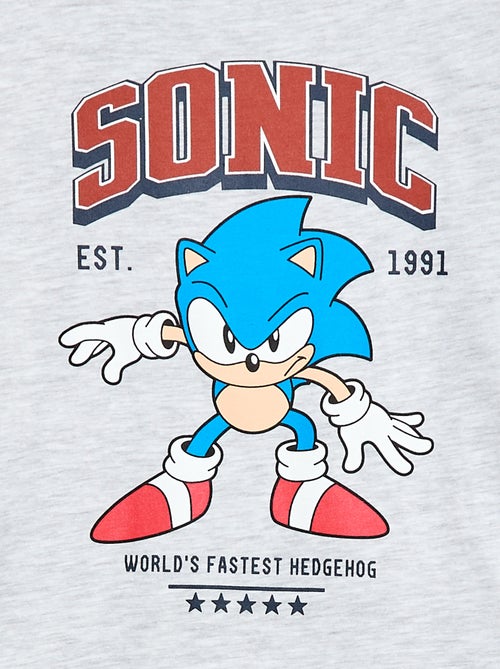 Ensemble pyjama long 'Sonic' - 2 pièces - Kiabi