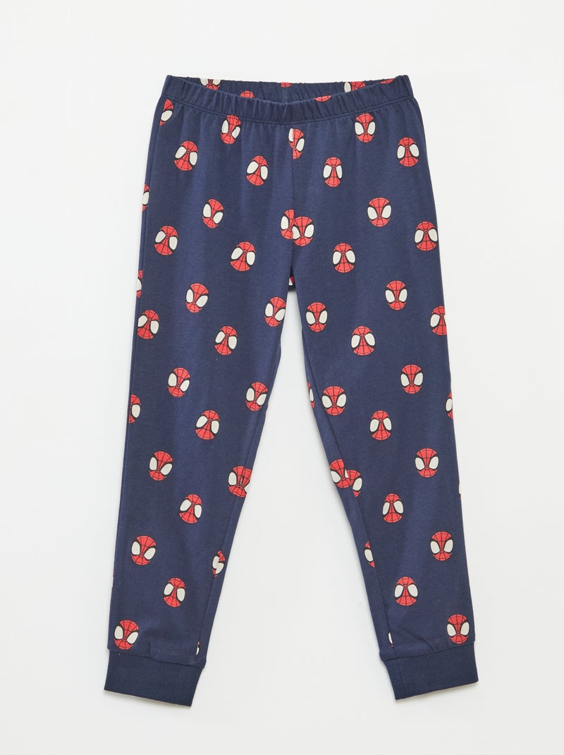 Ensemble pyjama long 'Spider-man' - 2 pièces Bleu - Kiabi