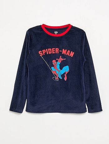 Ensemble pyjama long 'Spiderman' en polaire - 2 pièces