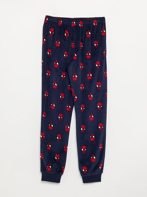 Ensemble pyjama long 'Spiderman' en polaire - 2 pièces - Kiabi Ensemble pyjama long 'Spiderman' en polaire - 2 pièces - Kiabi