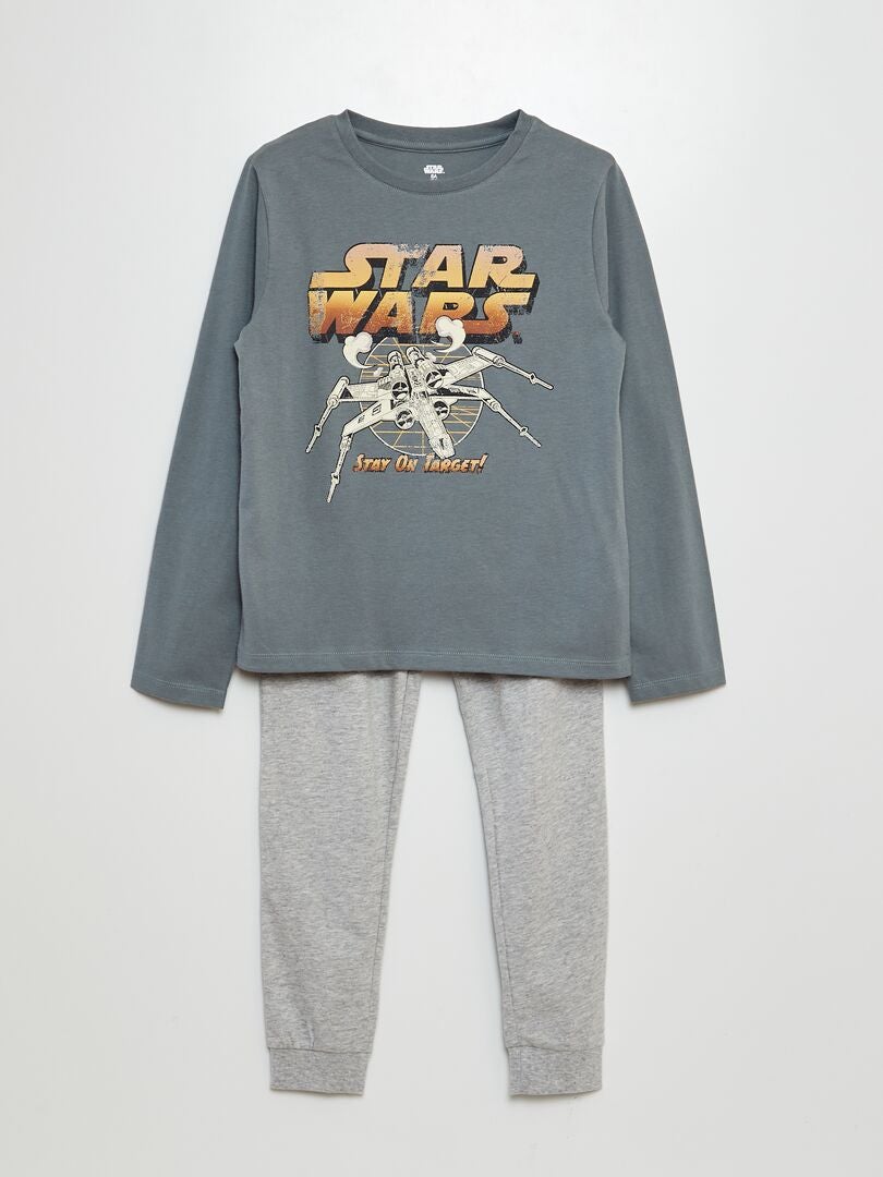 Ensemble pyjama long 'Star Wars' Vert - Kiabi