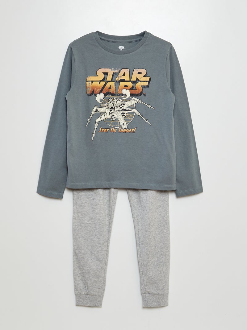 Ensemble pyjama long 'Star Wars' Vert - Kiabi