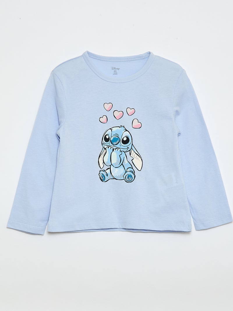 Ensemble pyjama long 'Stitch' 'Disney' - 2 pièces Bleu - Kiabi