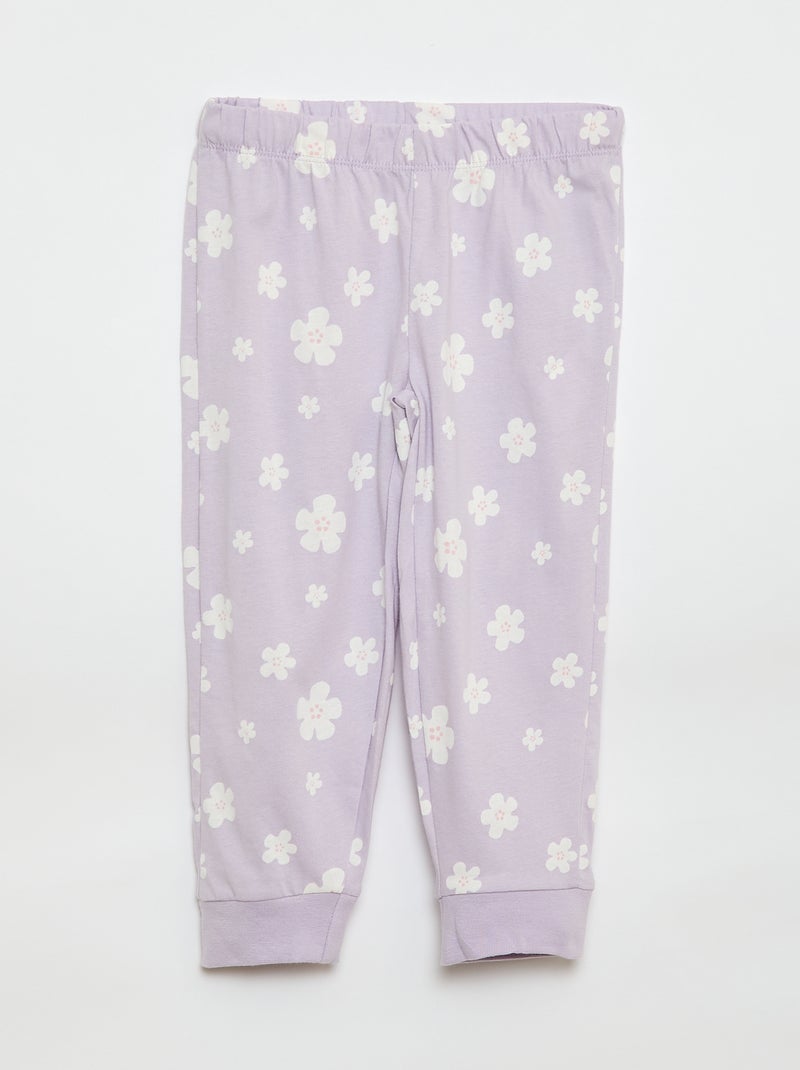 Ensemble pyjama long 'Stitch' 'Disney' - 2 pièces Violet - Kiabi