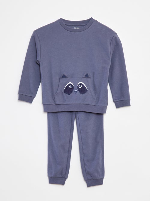 Ensemble pyjama long t-shirt + pantalon - 2 pièces - Kiabi