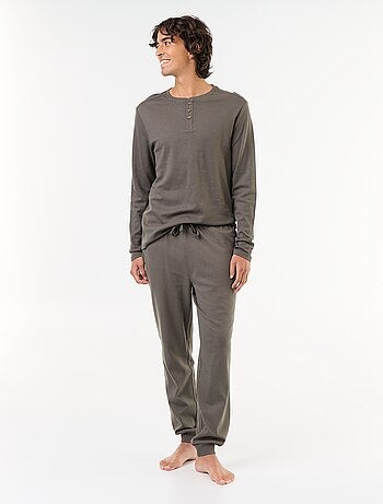 Ensemble pyjama long t-shirt + pantalon - 2 pièces