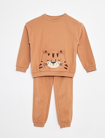 Ensemble pyjama long t-shirt + pantalon - 2 pièces