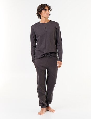 Ensemble pyjama long t-shirt + pantalon - 2 pièces