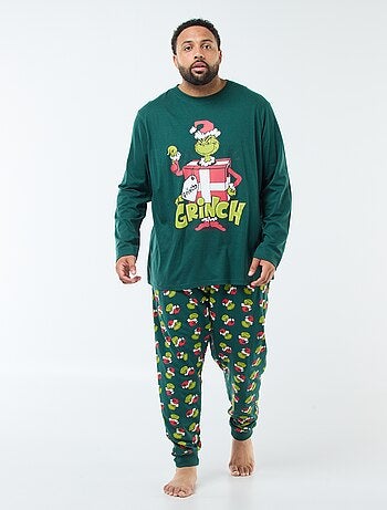 Ensemble pyjama long 'The Grinch' - 2 pièces