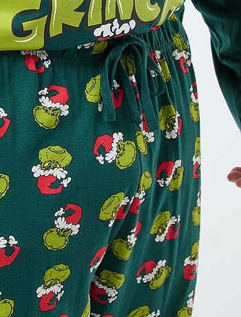 Ensemble pyjama long 'The Grinch' - 2 pièces