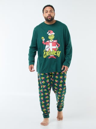 Ensemble pyjama long 'The Grinch' - 2 pièces
