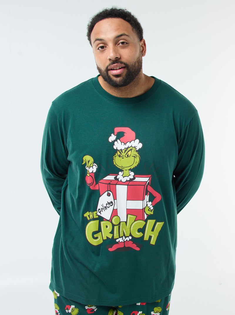 Ensemble pyjama long 'The Grinch' - 2 pièces Vert - Kiabi