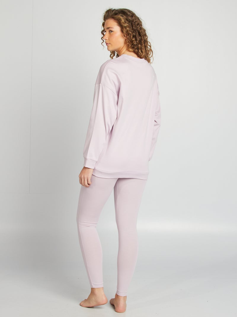 Ensemble pyjama 'Marie' - 2 pièces Violet - Kiabi