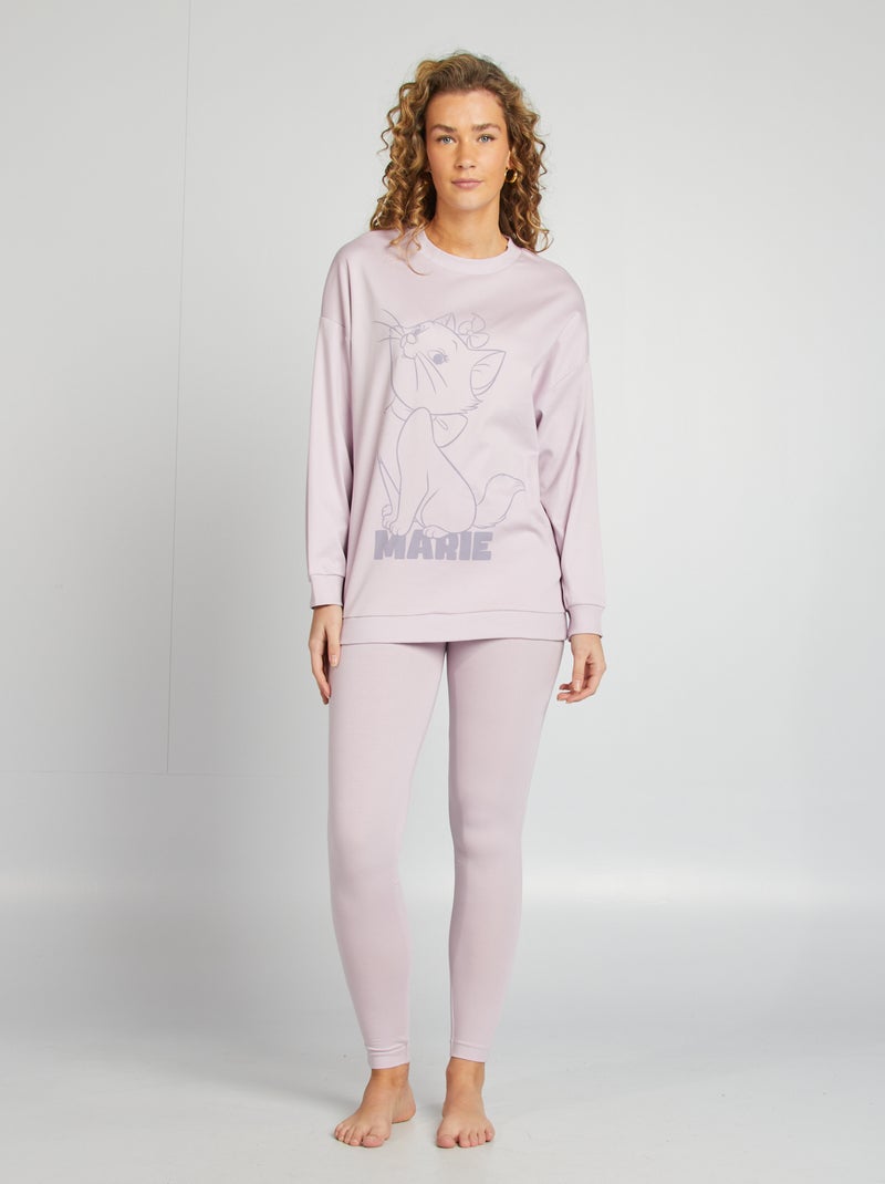 Ensemble pyjama 'Marie' - 2 pièces Violet - Kiabi