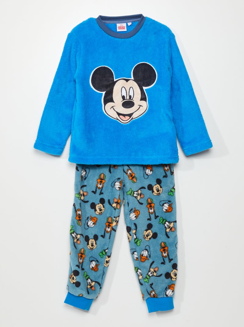 Ensemble pyjama 'Mickey' - 2 pièces marine/rouge - Kiabi