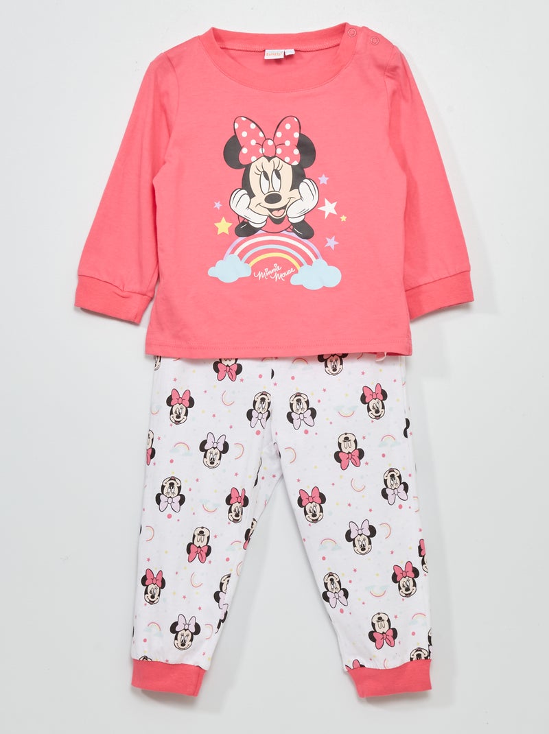 Ensemble pyjama 'Minnie' - 2 pièces rose - Kiabi