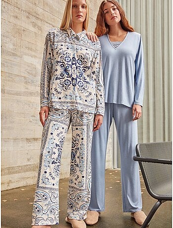 Ensemble pyjama monochrome
