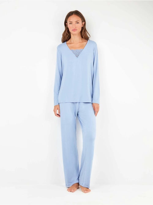 Ensemble pyjama monochrome - Kiabi