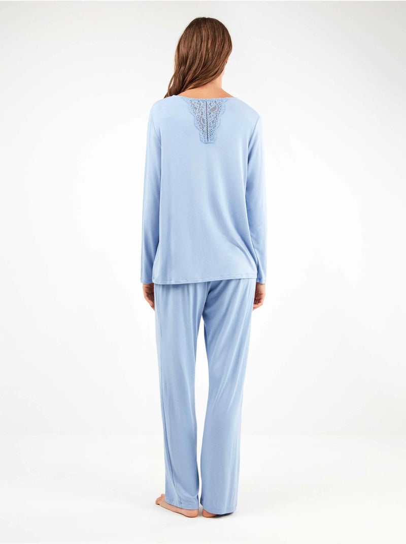 Ensemble pyjama monochrome Ciel - Kiabi