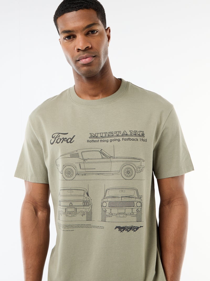 Ensemble pyjama 'Mustang' - 2 pièces Kaki - Kiabi