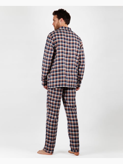 Ensemble pyjama ouvert à manches longues et à carreaux montagneux ADMAS CLASSIC pour homme - Kiabi