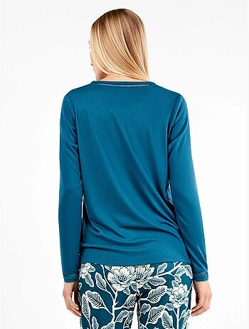 Ensemble pyjama pantalon contraste