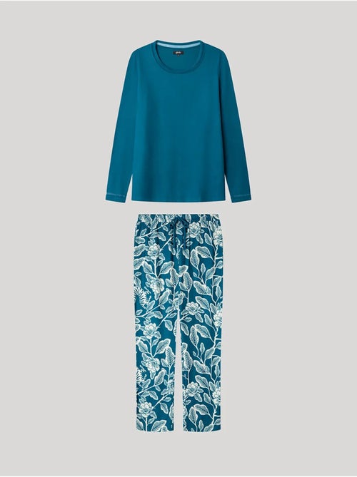 Ensemble pyjama pantalon contraste - Kiabi Ensemble pyjama pantalon contraste - Kiabi