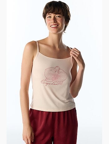 Ensemble pyjama pantalon fleuri orquidea penti