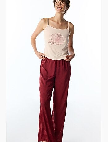 Ensemble pyjama pantalon fleuri orquidea penti